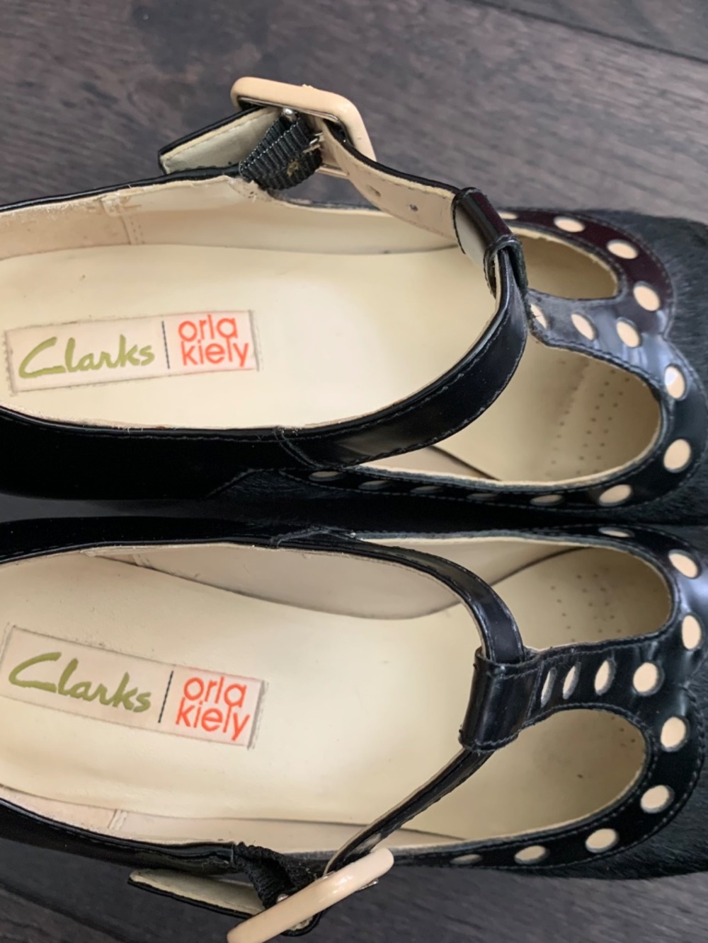 Rare Orla Kiely x Clarks chunky heel shoes - Picture 6 of 6